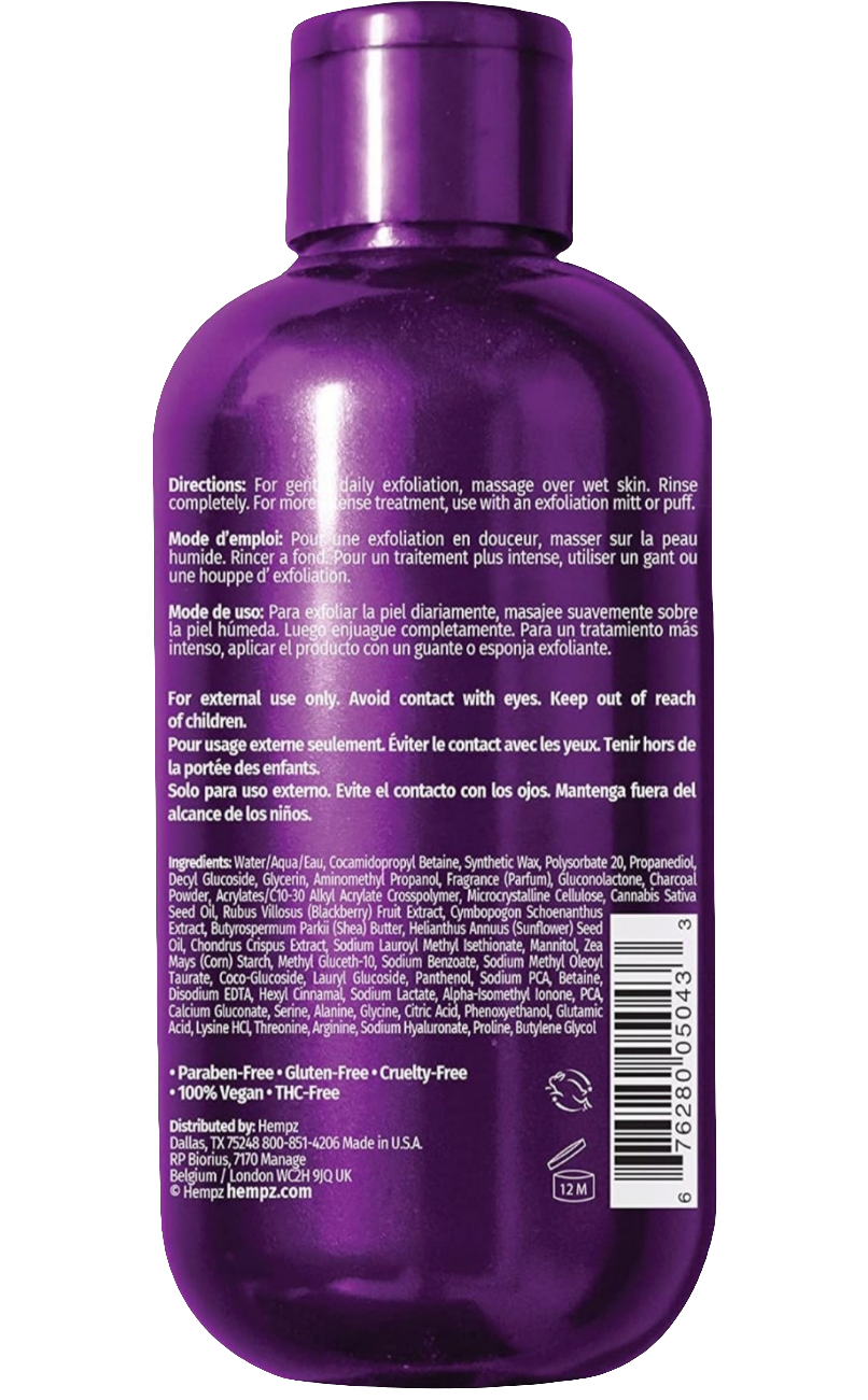 Hempz Blackberry & Lemongrass Exfoliating Scrub